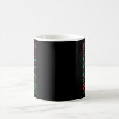 Lustiger Frosch Retro Fröhliche Resistmas Litical Kaffeetasse (Mittel)