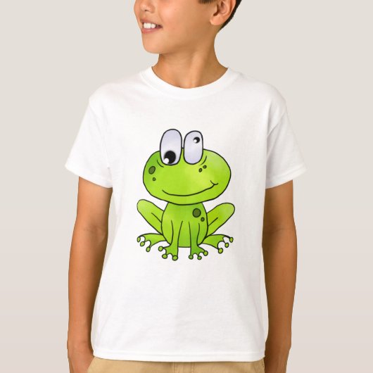 lustiger Frosch T-Shirt (Vorderseite)