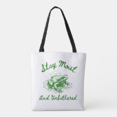 Lustiger Frosch-Tragetasche Geschenk Tasche (Rückseite)