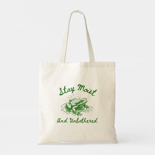 Lustiger Frosch-Tragetasche Geschenk Tragetasche (Rückseite)