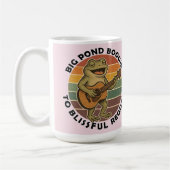 lustiger Froschgesang Kaffeetasse (Links)