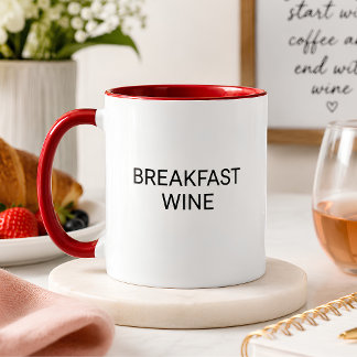 Lustiger Frühstücks-Weinbecher Weinliebhaber-Gesch Tasse