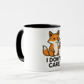 Lustiger Fuchs Becher Tasse (Vorderseite Links)