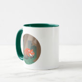 Lustiger Fuchs „Frag mich, ob mir ein Fuchs wichti Tasse (Vorderseite Links)