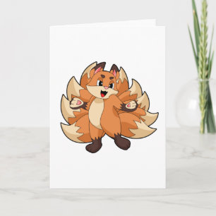 Lustiger Fuchs Karte