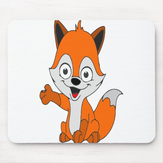lustiger Fuchs Mousepad (Vorne)
