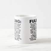 Lustiger Fulbing-Becher oder Reisebecher Kaffeetasse (Mittel)