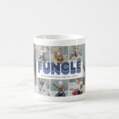 Lustiger Funcle Onkel Foto Collage Kaffeetasse (Mittel)