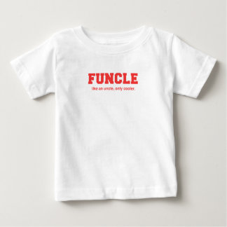 Lustiger Funcle Uni-Druck Baby T-shirt