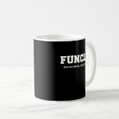 Lustiger Funcle Uni-Druck Kaffeetasse (VorderseiteRechts)
