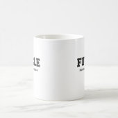 Lustiger Funcle Uni-Druck Kaffeetasse (Mittel)