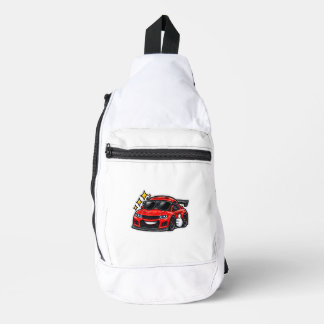 Lustiger Funny Car Liebhaber-Schultertasche | Rote Crossbody Bag