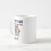 Lustiger Furz Flüster Eule Becher - Hoot Benutzerd Kaffeetasse (Vorderseite Links)