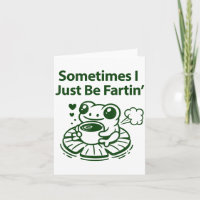 Lustiger Furzender Frosch Froschbaby Furz Manchmal