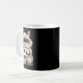 Lustiger Fußball Birman Einfach Mädchen das Katzen Kaffeetasse (Vorderseite Links)