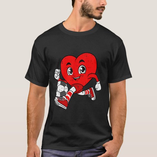 Lustiger Fußball-Drip-Eiscreme-Kegel-Graph T-Shirt (Vorderseite)