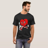 Lustiger Fußball-Drip-Eiscreme-Kegel-Graph T-Shirt (Vorne ganz)