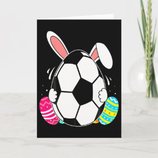 Lustiger Fußball Ll Mit Hasenohren Ostertag Männer Karte