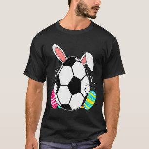 Lustiger Fußball Ll mit Hasenohren Ostertag Männer T-Shirt