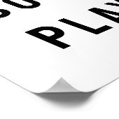 Lustiger Fußball Poster (Ecke)