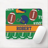 LUSTIGER FUSSBALL Sport-Cartoon ADDIEREN IHREN Mousepad (Mit Mouse)