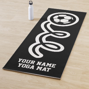Lustiger Fußball Sport personalisierter benutzerde Yogamatte