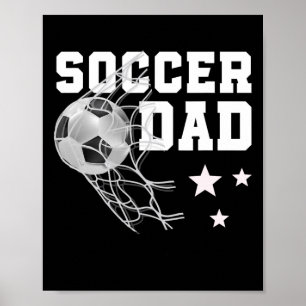 Lustiger Fußball-Vater Daddy Fußball Sportliebhabe Poster