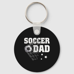 Lustiger Fußball-Vater Daddy Fußball Sportliebhabe Schlüsselanhänger