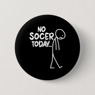 Lustiger Fußballfan Trauriger Stock Kein Fußball H Button