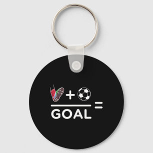 Lustiger Fußballspieler Mathe Tor Liebhaber Humor Schlüsselanhänger