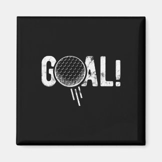 Lustiger Fußballtor Golf Vier Witz Magnet