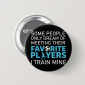 Lustiger Fußballtrainer Trainer Teamsportliebhaber Button (Vorne & Hinten)