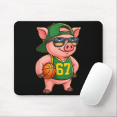 Lustiger G Basketball 67 Gen Alpha Slang Srts Männ Mousepad (Mit Mouse)