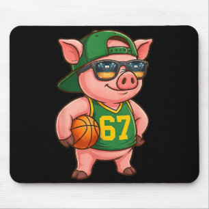 Lustiger G Basketball 67 Gen Alpha Slang Srts Männ Mousepad