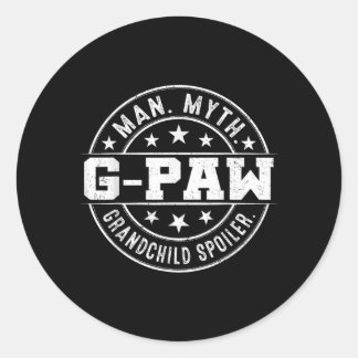 Lustiger G-Paw Enkel Spoiler Mann Mythos G-Paw Runder Aufkleber