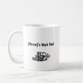 Lustiger Gabelstaplerfahrer-Mug mit individuellem  Kaffeetasse (Links)