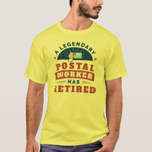 Lustiger Gag zum Ruhestand eines Postboten T-Shirt