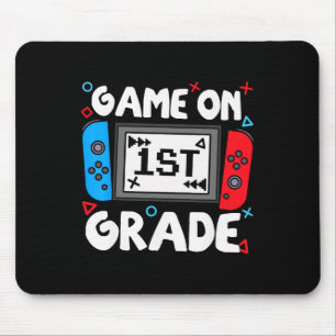 Lustiger Gamer Game On 1. Klasse Ck Zur Schule Kin Mousepad