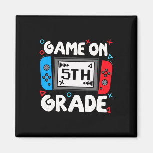 Lustiger Gamer Game On 5. Klasse Zurück zur Schule Magnet