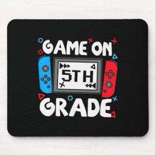 Lustiger Gamer Game On 5. Klasse Zurück zur Schule Mousepad