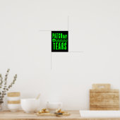 Lustiger Gamer Gaming Sarkasmus Spiel Nerd Patch T Poster (Küche)