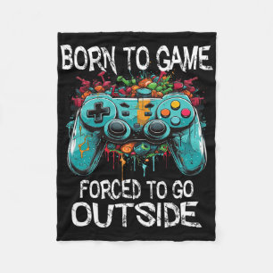 Lustiger Gamer-Spruch für Jungen, Kinder und Jugen Fleecedecke