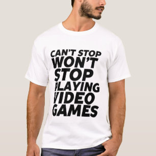 Lustiger Gamer-T - Shirt kann nicht Video, spiele