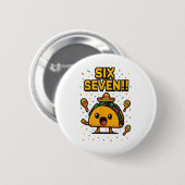 Lustiger Gamer-Taco Six Seven Cinco De Mayo 67 Mex Button (Vorne & Hinten)