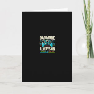 Lustiger Gamer-Vater Vatertags-Design Super Daddy Karte