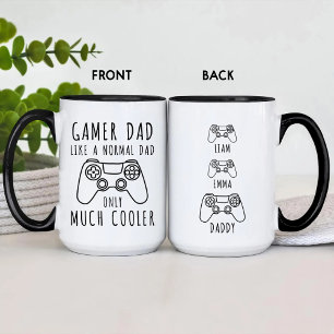 LUSTIGER GAMER-VATER WIE EIN NORMALER VATER, NUR V TASSE
