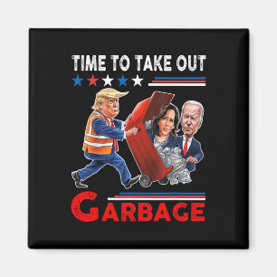 Lustiger Garge für Trump 2024 - Zeit, den rauszune Magnet