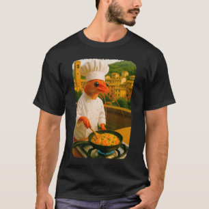 Lustiger Garnelenkoch, der Garnelen-Fried-Rice-Mem T-Shirt