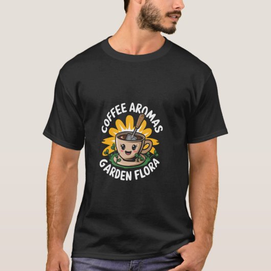 Lustiger Garten Gärtner Kaffee Gärtnern Wachsende T-Shirt (Vorderseite)