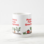Lustiger Garten-Gemüse-Becher - Träume pflanzen... Kaffeetasse (Mittel)